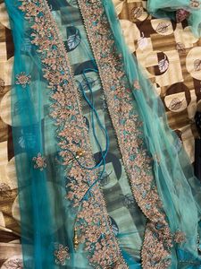 Beautiful Long  Shrug With Embroidery
