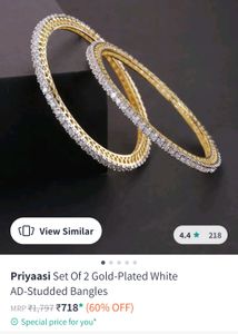 Priyassi American Diamond Bangles