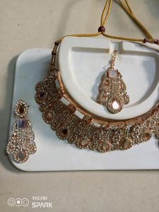 diamond jewellery necklace set