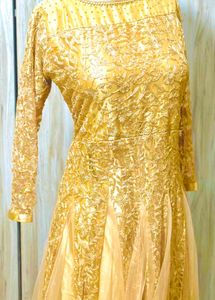 Gold Embellished Dress