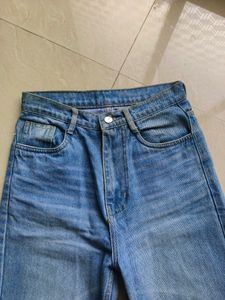 Light Blue Straight Fit Jeans