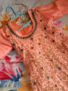 Embroidered Anarkali Gown