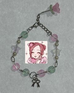 CUTE NANA FLOWER CHARM BRACELET