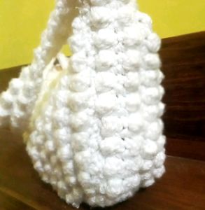 Popcorn Stitch Handbag