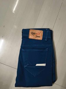 Dark Blue Denim Jeans