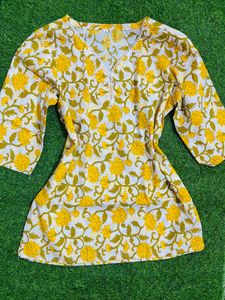 Small Size Short Kurti Pure Cotton