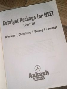 Aakash NEET Catalyst Package (Parts 1 &amp; 2)