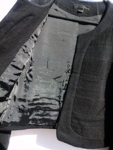 Black Retro Jacket For Women