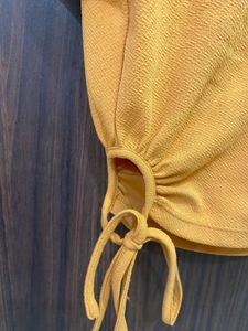 Mustard Crop Top