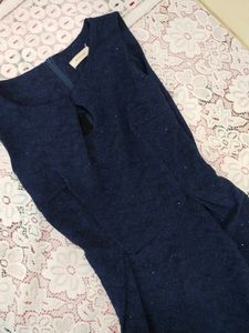 Dark Blue Party Wear Gown