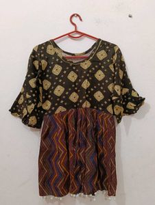 Boho Print Mini Dress