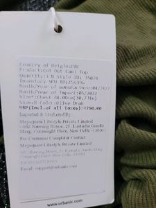 Urbanic Green Top