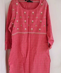 MELANGE THREADWORK KURTA