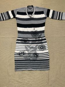 Woollen Striped Knit Kurta