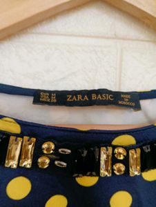 Zara Polka Dot Top