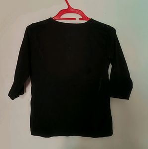 Black Top From Bewakoof