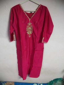 Elegant Pink Kurta Set