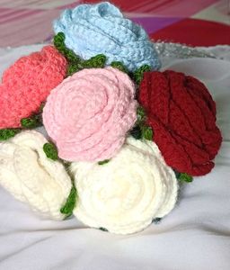 Crochet Rose Bouquet ( 150 Per Piece)