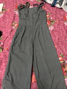 White And Black Jumpsuit