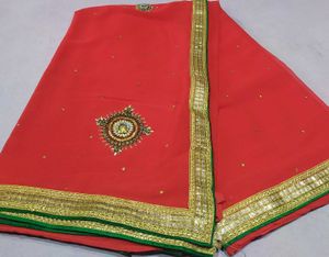 Elegant Red Saree Sale New