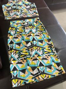 Geometric Print Two-Piece Set