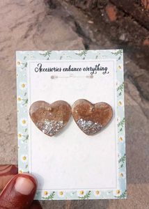 Hand made resin Heart shape tops