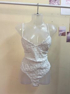 H&M White Lace Bodysuit