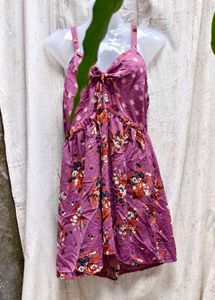 1449. Floral Print Dress