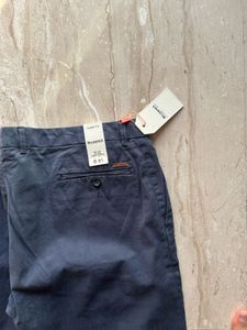 Navy Blue Casual Pants 38 size new with tag
