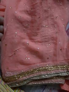 Karwachauth Special Pure Upada Cutdana Work Suit