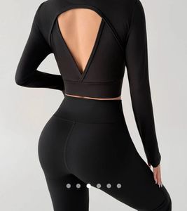 Black Cut Out Sports Top