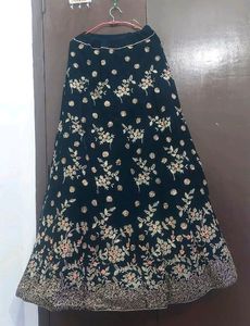 Designer Velvet Lehenga