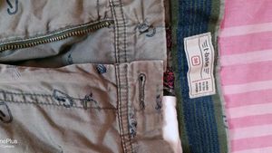 Patterned Cargo Shorts