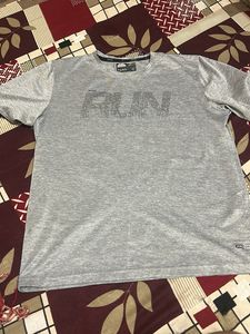 Gray RUN T-Shirt