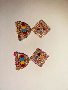 Colorful Stone Earrings