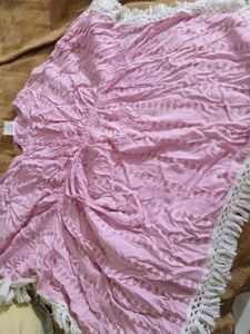 Embroidered Kurta And Top Combo Of 2