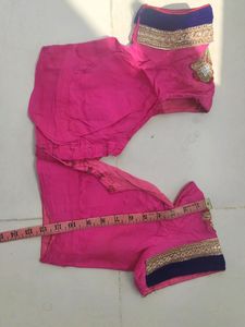 Yellow And Pink Dual Shade Saari