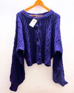 Purple Cardigan