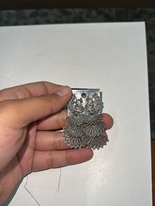 2 Pairs Of Silver Anti Tarnish Jhumkas