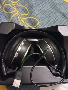 Trecon Wireless Olive Green Headphones