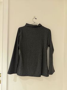 Unique Asymmetrical Gray Top