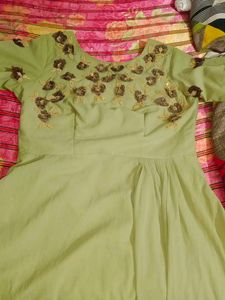 Elegant Green Anarkali