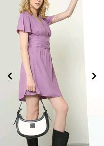 Lilac Mini Dress