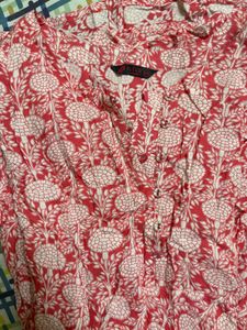 Vintage Inspired Floral Print Tunie