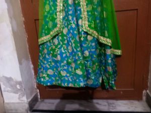 Ethnic gowns With Chunni