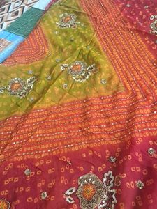Pure Rajesthani Bandhni Kapda And Full Handwork