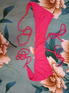 Shein Criss-Cross Spaghetti Strap Tie-Up Wrap Top