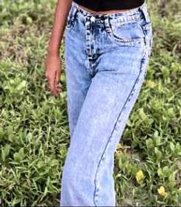 Acid Wash Denim Jeans