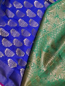 Royal Blue Silk Saree