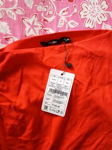 Chic Red Off-Shoulder Top